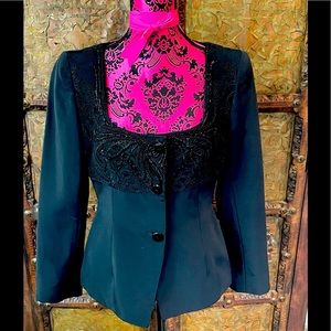 Badgley Mischka jacket‎ size 8 black